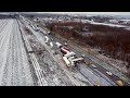 Incidente mortale su un'autostrada polacca in mezzo alla prima neve