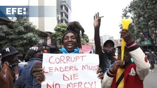 Detenidas al menos 210 personas en las protestas contra la subida de impuestos en Kenia