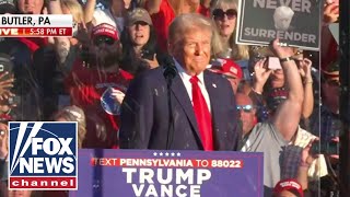 Trump back onstage in Butler in historic moment: &#39;As I was saying!&#39;