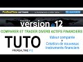 TUTO - Comparer et créer des actifs financiers sur la plateforme ProRealtime V12