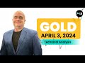 Gold Daily Forecast and Technical Analysis for April 03, 2024, by Chris Lewis for FX Empire