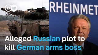 RHEINMETALL AG Rheinmetall assassination plot: Is Russia targeting Ukraine&#39;s arms suppliers ? | DW News