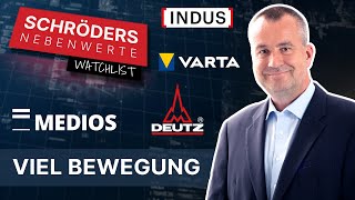 DEUTZ AG O.N. Medios, Deutz, Indus Holding, Varta - Schröders Nebenwerte-Watchlist