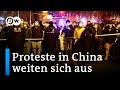 Demonstranten fordern Rücktritt von Chinas Staatschef Xi Jinping | DW Nachrichten