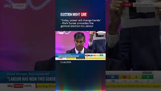 Rishi Sunak: &#39;The Labour Party have won this election&#39;