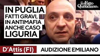 Antimafia, D&#39;Attis (FI): &quot;In Puglia fatti gravi&quot;. &quot;Dimissioni di Toti? Deve valutare lui&quot;