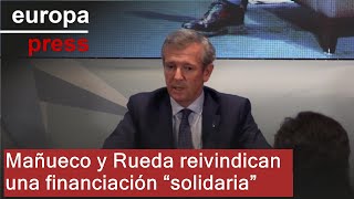 Mañueco y Rueda reivindican una financiación “solidaria” para corregir desigualdades