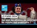 Jeux olympiques : qui sont les athlètes qui incernent les espoirs sud-américains ? • FRANCE 24