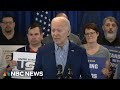 Biden says Trump 'doesn't deserve to be commander in chief for my son'
