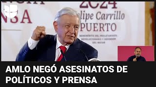 S&U PLC [CBOE] AMLO afirma erróneamente que no ha habido asesinatos de periodistas ni políticos durante su gobierno