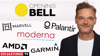 MARVELL TECHNOLOGY INC. Opening Bell: Garmin, Moderna, Nvidia, Super Micro, Marvell Technology, Palantir, AMD, Palo Alto