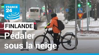 VELO Finlande : la neige n’est pas un obstacle dans la &quot;capitale du vélo en hiver&quot; • FRANCE 24