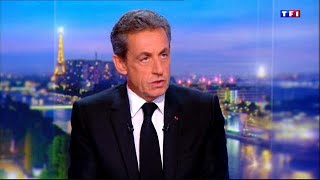 TF1 Former French President Nicolas Sarkozy went on prime time television TF1