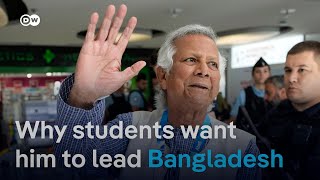 Muhammad Yunus, Bangladesh&#39;s new interim leader, appeals for calm ahead of swearing in | DW News