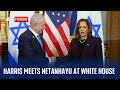Kamala Harris says she will 'not be silent' over suffering in Gaza after meeting Israeli PM
