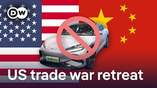 EVS BROADC.EQUIPM. Biden backs down on tariffs against Chinese EVs | DW News