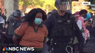 USC LAPD begins arresting protesters on USC campus