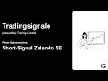 Zalando SE: Short-Signal