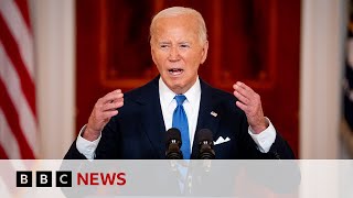 JOE Joe Biden says only the &#39;Lord Almighty&#39; could convince him to quit | BBC News