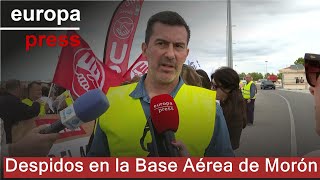 Trabajadores de la base de Morón (Sevilla) reclaman que Gobierno y Junta intervengan