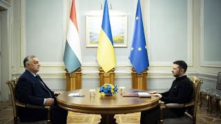 Orbán è arrivato a Kiev: incontra Zelensky per discutere la pace con la Russia
