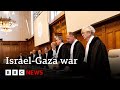 Israel to respond to ICJ case of genocide in Gaza | BBC News