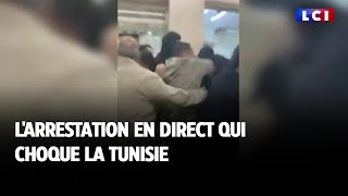 L&#39;arrestation en direct qui choque la Tunisie
