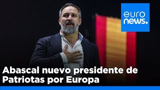 Santiago Abascal, líder Vox, presidente del partido Patriotas por Europa