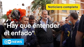 🔴 DW Noticias 3 Noviembre: Ciudadanos indignados tiran barro al rey en Valencia [Noticiero completo]