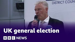 UK general election: Lee Anderson becomes Reform UK&#39;s first MP | BBC News