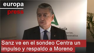 Sanz cree &quot;un estímulo&quot; el sondeo Centra, que &quot;ratifica el apoyo&quot; a Moreno