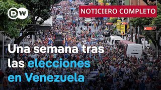 🔴 DW Noticias del 4 de agosto: Continúa disputa por resultados electorales en Venezuela