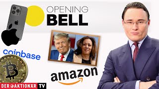 AMAZON.COM INC. Opening Bell: Apple, ARM Holdings, Amazon, Coinbase, Palantir, Dell, Merck &amp; Co., Boeing