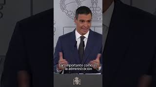 Pedro Sánchez: suplir a la Generalitat Valenciana restaría eficacia