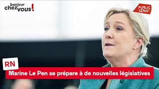 Marine Le Pen se prépare à de nouvelles élections législatives