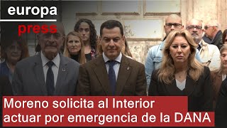 Moreno pide coordinación del Ministerio de Interior ante la &quot;emergencia nacional&quot; por la DANA