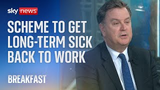 Conservative&#39;s plan to &#39;break cycle of sickness and unemployment&#39;