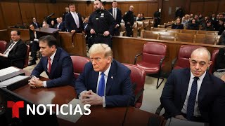 DIA EN VIVO: El juez examina si Trump violó la orden mordaza, en el día 6 del juicio en Manhattan