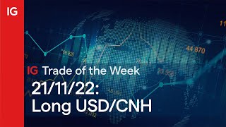 USD/CNH Trade of the Week - Monday 21/11/22: long USD/CNH