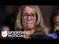 Así le contó Christine Blasey Ford la presunta agresión sexual de Brett Kavanaugh al país