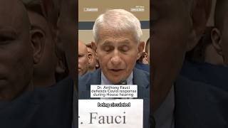 Dr. Anthony Fauci defends COVID response during House hearing