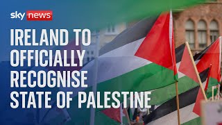 Watch live: Irish government to announce recognition of Palestinian state