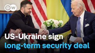 What impact will the security deal between Ukraine and USA have? | DW News