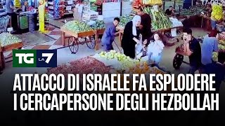 Attacco di Israele fa esplodere i cercapersone degli Hezbollah