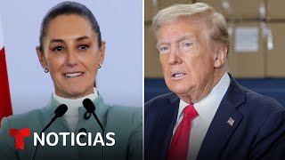 Sheinbaum tilda de inaceptables las amenazas de aranceles de Trump y le advierte de un daño mutuo