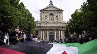 Guerra a Gaza: proteste alla Sorbona, alla Colombia agente spara un colpo di pistola