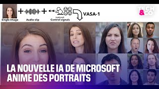 MICROSOFT CORP. VASA-1: la nouvelle IA de Microsoft anime des portraits de façon ultraréaliste