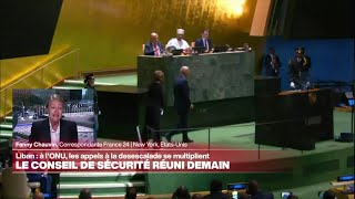 La situation au proche-Orient au coeur de l&#39;Assemblée générale de l&#39;ONU à New York • FRANCE 24