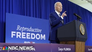 Watch Biden&#39;s full speech slamming restrictive state abortion laws in Florida