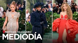 GALA Estas estrellas latinas brillaron en la Met Gala y qué significaban sus trajes | Noticias Telemundo